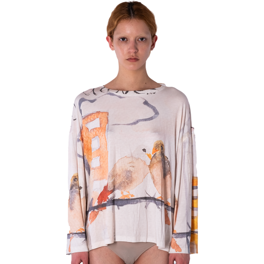 Laughing Doves Long Sleeve (Dana X Ziv Barashi)